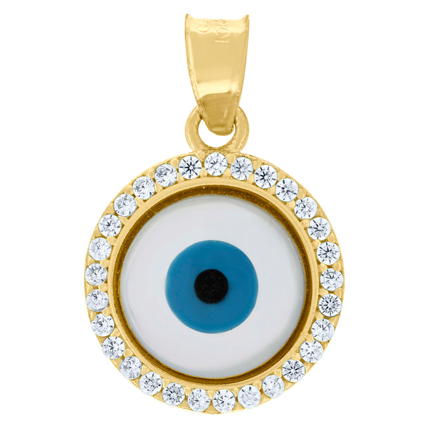 10Kt Gold Cz Pendant