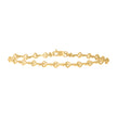 10kt Yellow Gold Womens Heart Key Link 8
