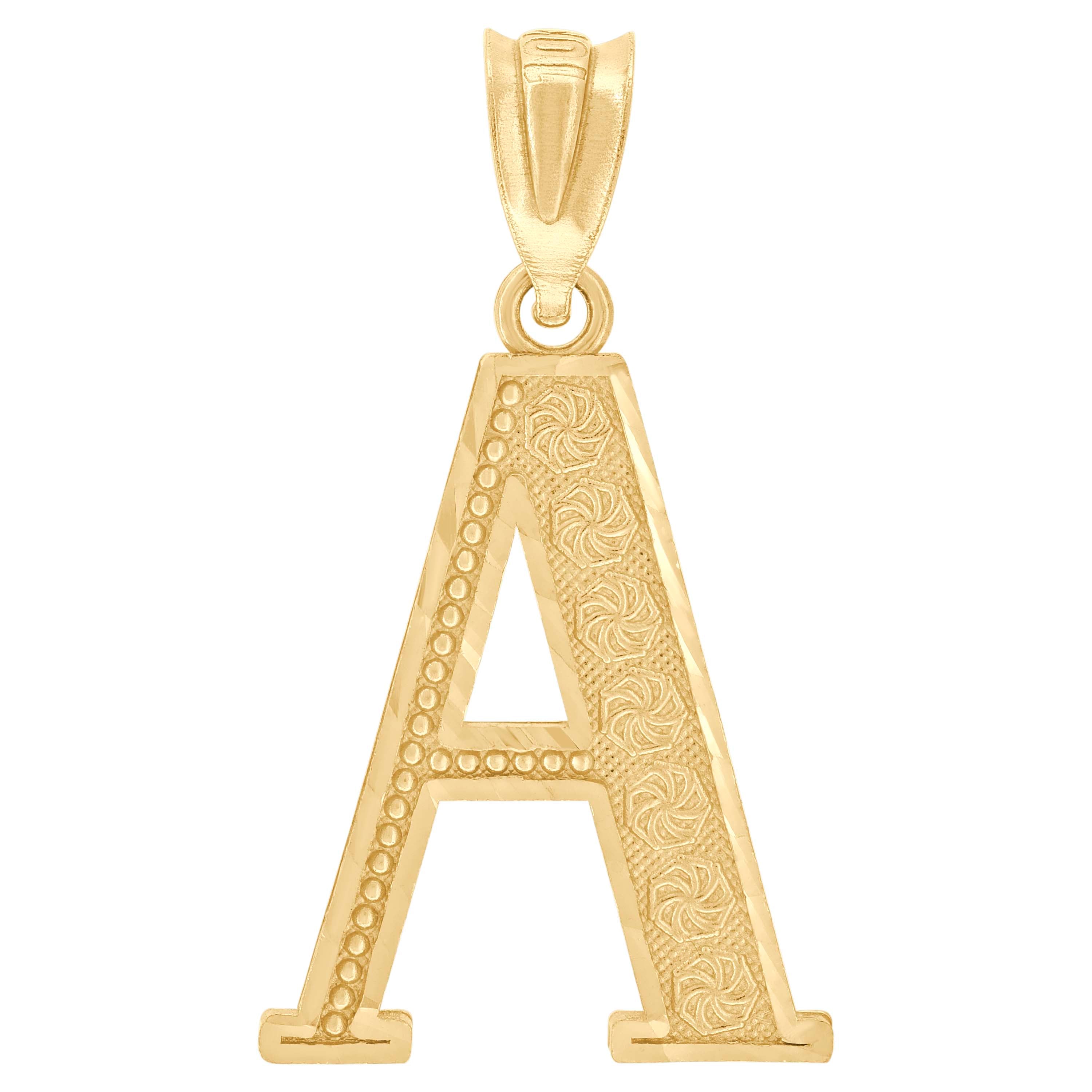 10Kt Gold Initial 