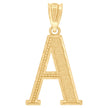 10Kt Gold Initial 