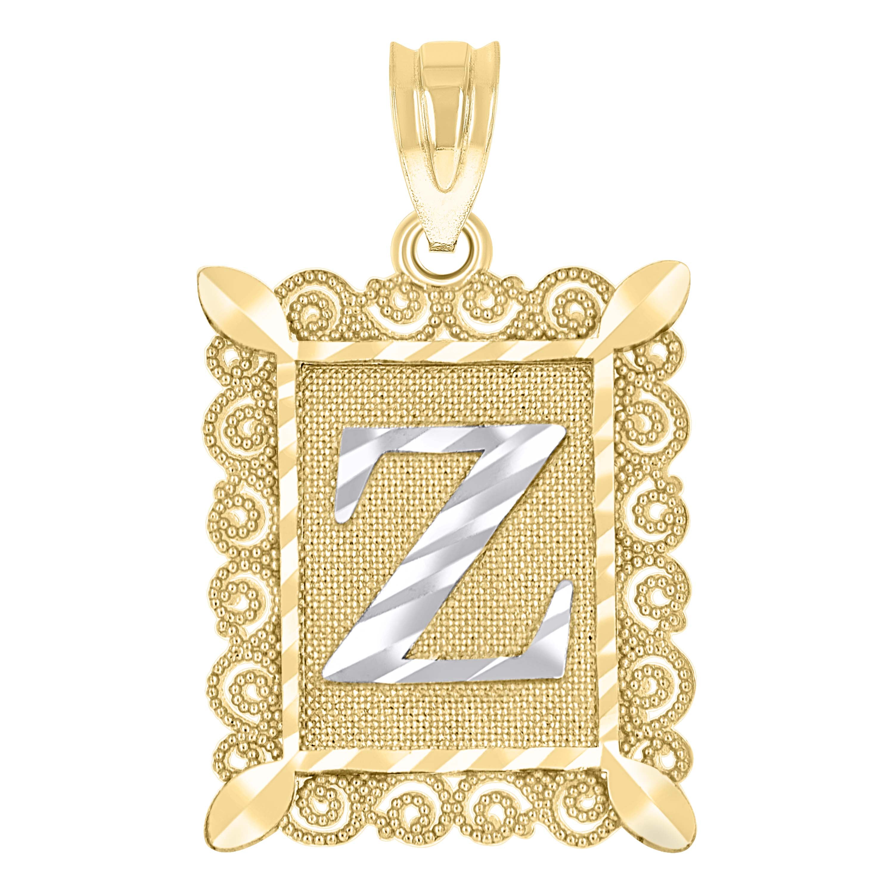 10Kt Gold Initial Letter 