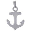 925 Sterling Silver Mens Ocean Anchor Charm Pendant