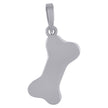 925 Sterling Silver Womens Pet Dog Bone Treat Animal Charm Pendant