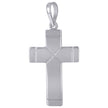 925 Sterling Silver Unisex Religious Cross Charm Pendant
