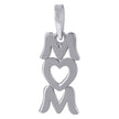 925 Sterling Silver Womens Fashion Mom Talking Charm Pendant