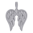 925 Sterling Silver Mens Angel Wings Charm Pendant
