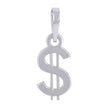 925 Sterling Silver Unisex Dollar Symbol Currency Fashion Charm Pendant