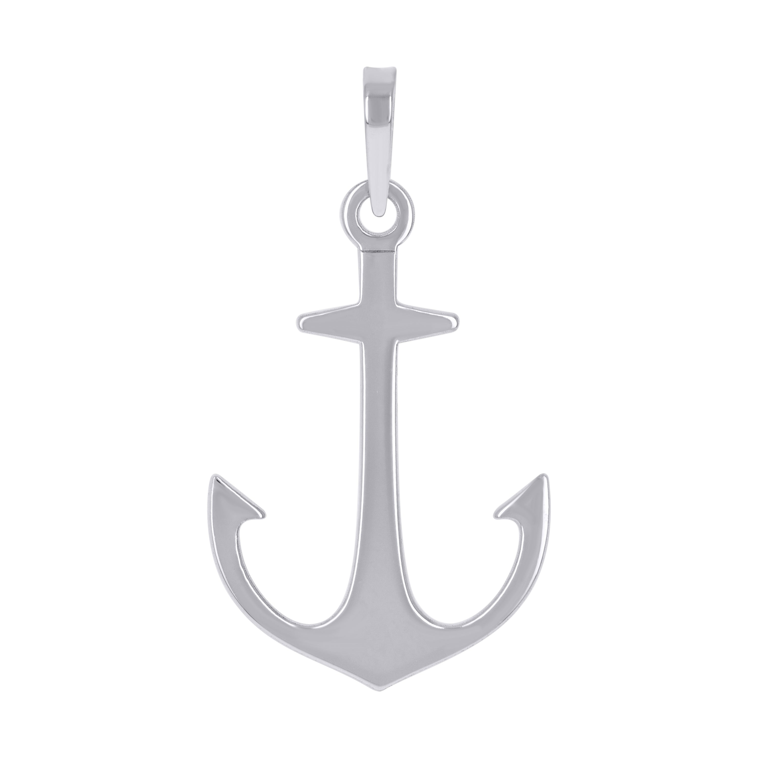 925 Sterling Silver Unisex Anchor Ocean Life Charm Pendant