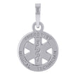 925 Sterling Silver Womens Emergency Medical Technician Symbols Occupation Charm Pendant