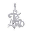 925 Sterling Silver Unisex Te Amo I Love You Talking Charm Pendant