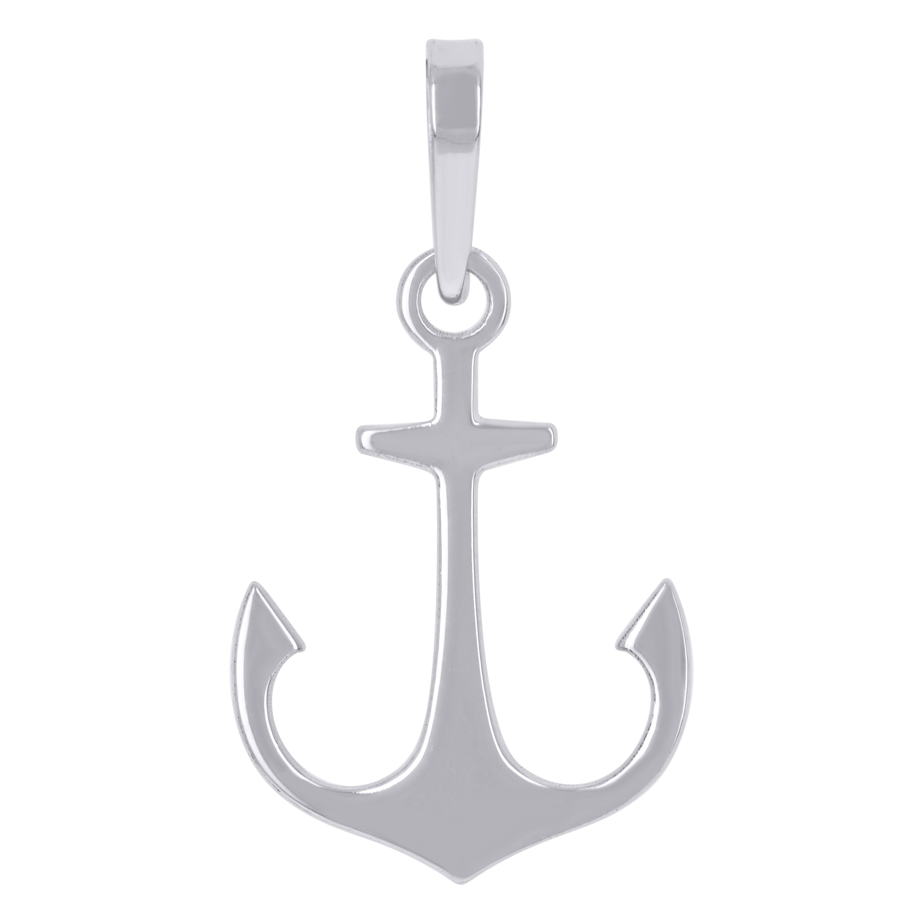 925 Sterling Silver Unisex Anchor Ocean Life Charm Pendant