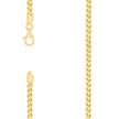 925 Silver Solid Franco Chain Yellow 370 3.7mm-18 - SLV-121925