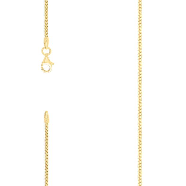 925 Silver Solid Franco Chain 1.5mm