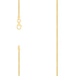 925 Silver Solid Franco Chain Yellow 130 1.5mm-16