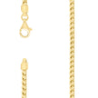 925 Silver Solid Franco Chain Yellow 420 4.2mm-24 - SLV-121934