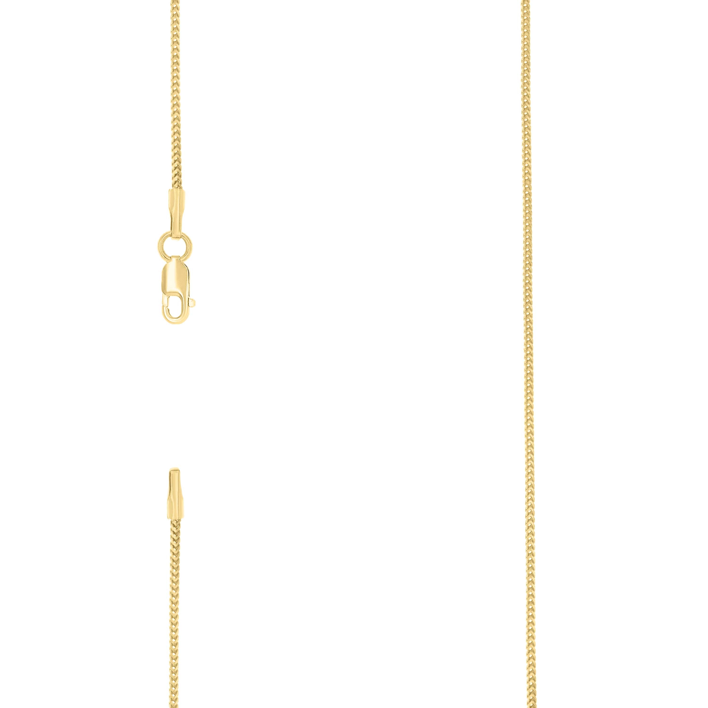 925 Silver Solid Franco Chain Yellow 030 0.5mm-16