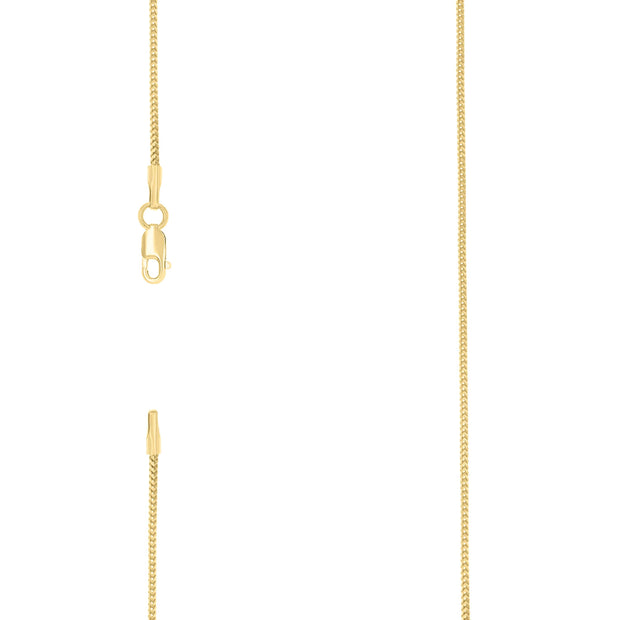925 Silver Solid Franco Chain Yellow 030 0.5mm-16