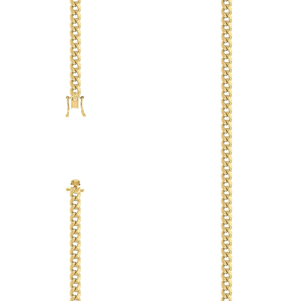 925 Silver Hollow Miami Cuban Chain 4.1mm