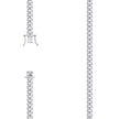 925 Sterling Silver Hollow Miami Cuban Chain Rhodium 180 6.3mm-20