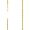 925 Sterling Silver Solid Miami Cuban Chain Yellow 120 4.1mm-9