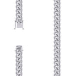 925 Sterling Silver Solid Miami Cuban Chain Rhodium 300 9.8mm-9