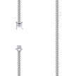 925 Sterling Silver Solid Miami Cuban Chain Rhodium 150 4.9mm-16