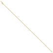 14Kt Yellow Gold Womens Chain Anklet