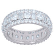 925 Sterling Silver Womens Baguette Cubic-Zirconia Fashion Ring Size 7 - SLV-110421