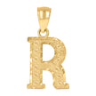 10Kt Gold Initial Letter Pendant 