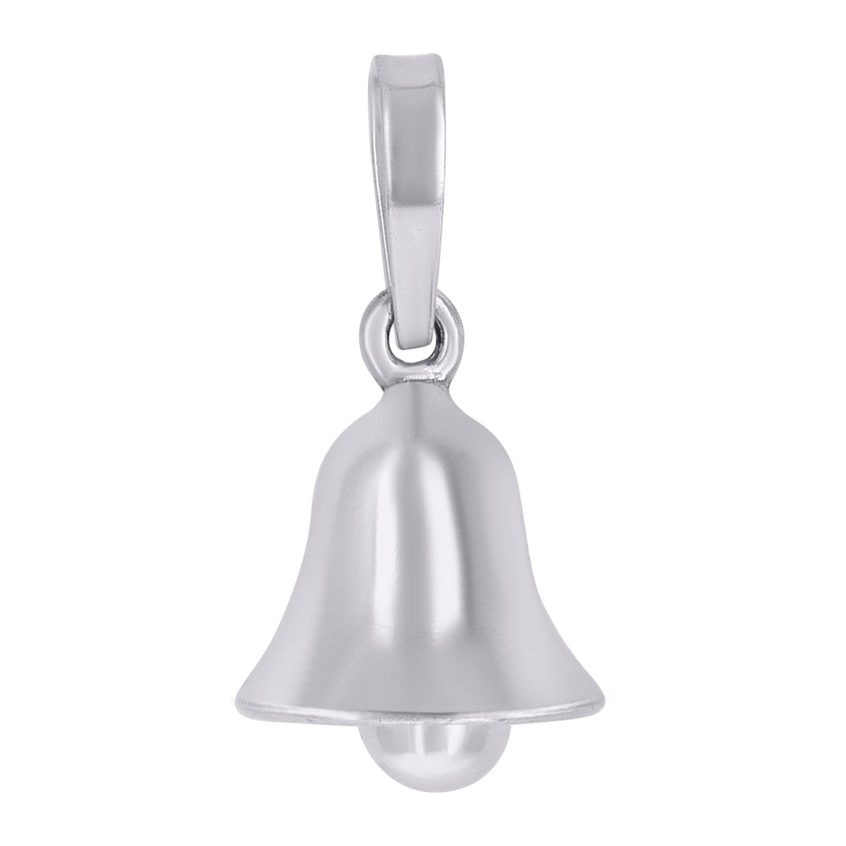 925 Sterling Silver Unisex Christmas Bell Occasion Charm Pendant