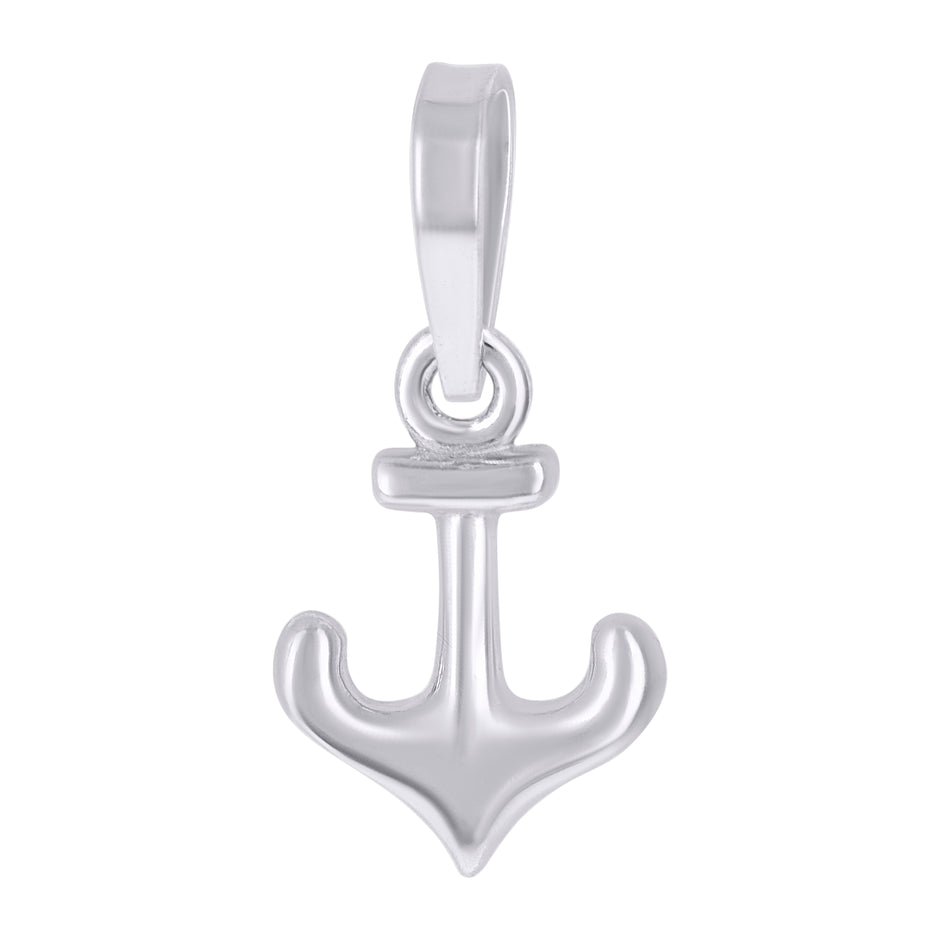 925 Sterling Silver Unisex Anchor Ocean Life Charm Pendant