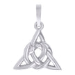 925 Sterling Silver Unisex Trinity Symbol Religious Charm Pendant