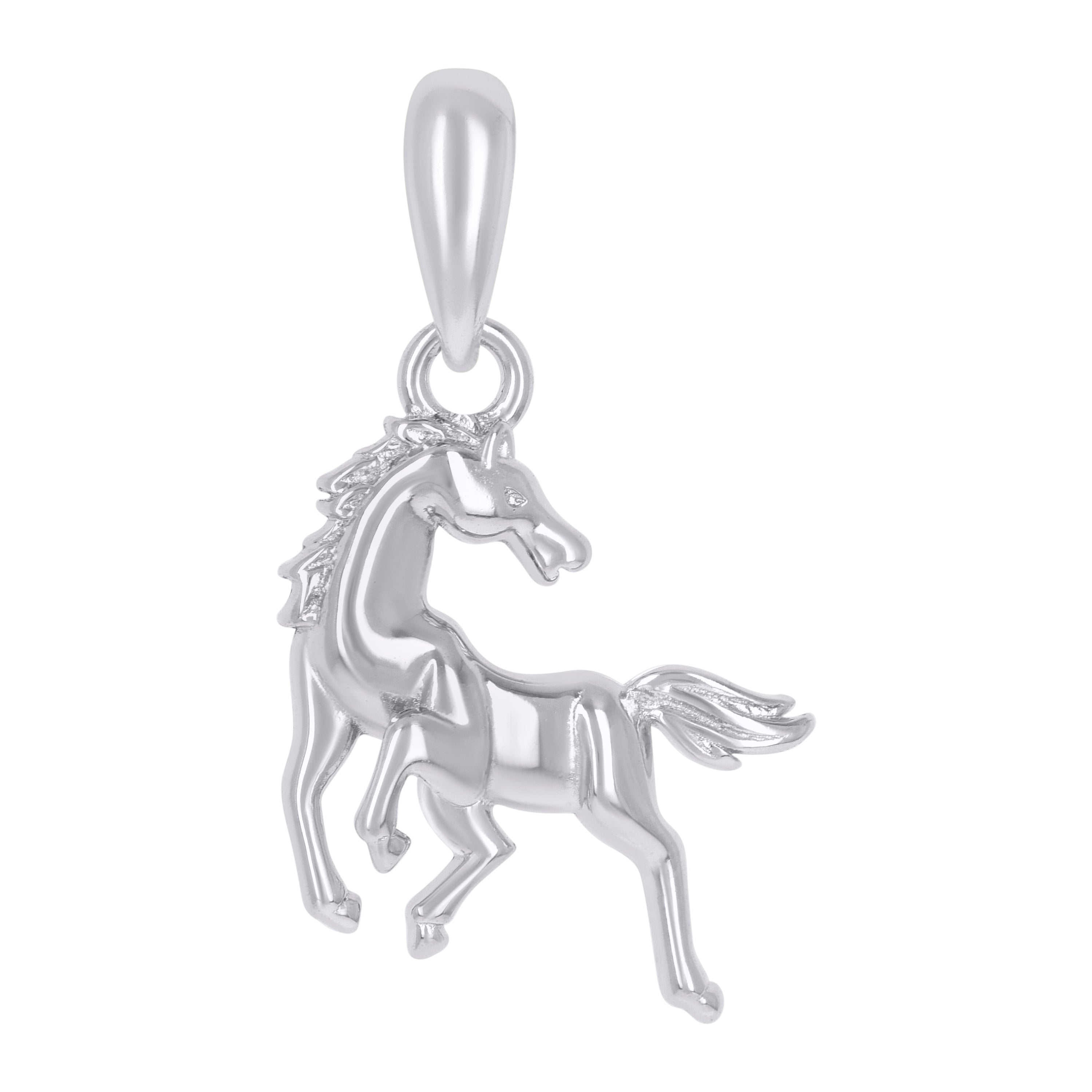 925 Sterling Silver Mens Horse Animal Wildlife Charm Pendant