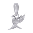 925 Sterling Silver Womens Pigeon Bird Wildlife Charm Pendant