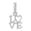 925 Sterling Silver Unisex Heart Love Charm Pendant