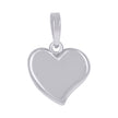 925 Sterling Silver Womens Heart Charm Pendant