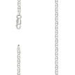 925 Sterling Silver Solid Classic Mariner Silver Chain 060 2mm-9