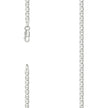 925 Sterling Silver Solid Classic Mariner Silver Chain 080 3mm-9 - SLV-26953