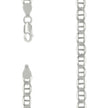 925 Sterling Silver Solid Classic Mariner Silver Chain 120 5mm-20 - SLV-26985