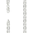 925 Sterling Silver Solid Classic Mariner Silver Chain 180 7mm-18 - SLV-27008