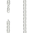 925 Sterling Silver Solid Classic Mariner Silver Chain 200 8mm-26 - SLV-27024