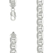 925 Sterling Silver Solid Classic Mariner Silver Chain 250 9.5mm-26 - SLV-27037
