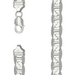 925 Sterling Silver Solid Classic Mariner Silver Chain 300 11mm-24 - SLV-27048