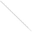 925 Sterling Silver Womens Dolphin Fashion Link Anklet