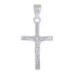 925 Sterling Silver Unisex Crucifix Cross Religious Charm Pendant