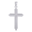 925 Sterling Silver Unisex Cross Religious Charm Pendant