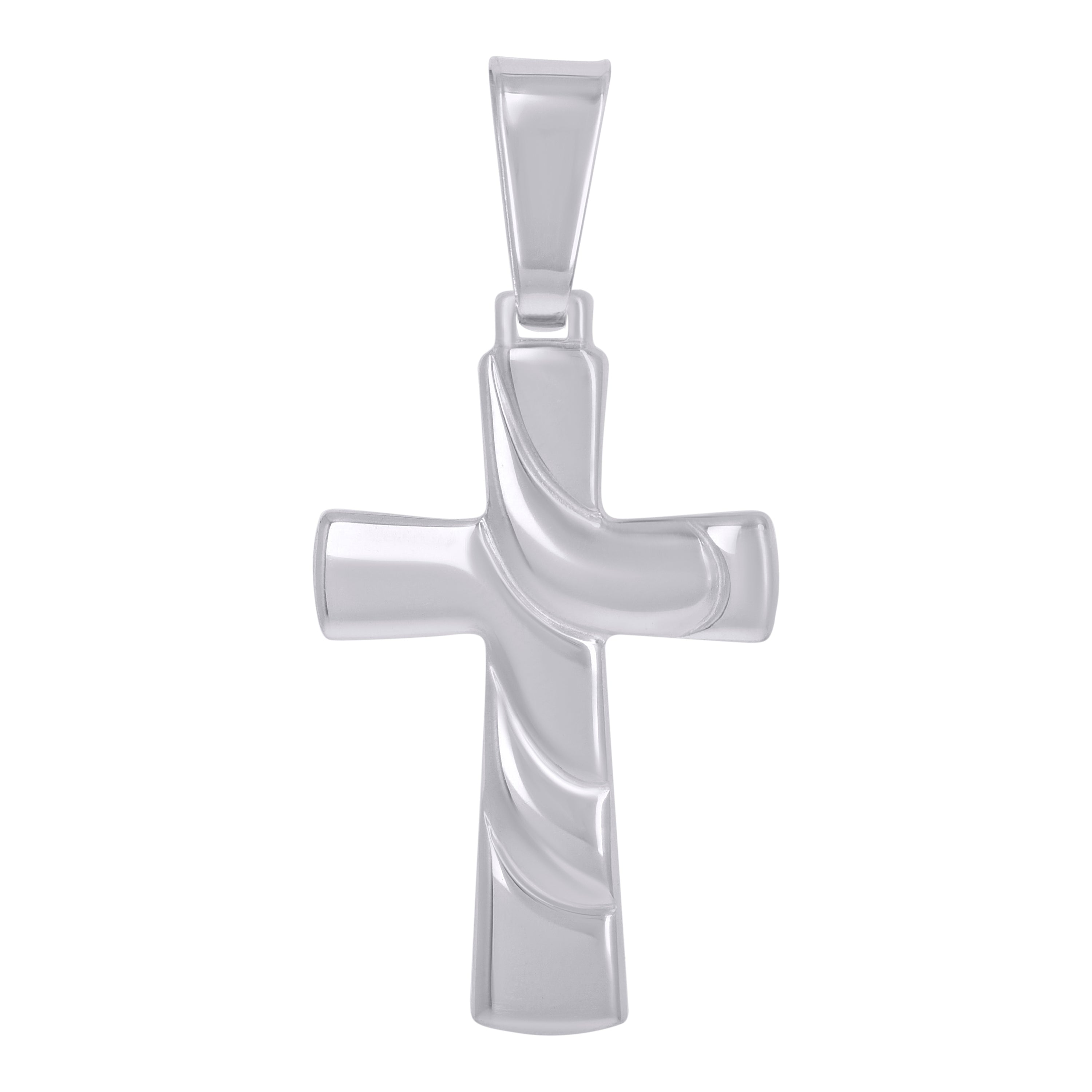 925 Sterling Silver Unisex Cross Religious Charm Pendant