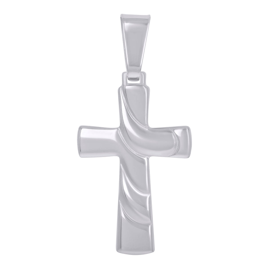 925 Sterling Silver Unisex Cross Religious Charm Pendant