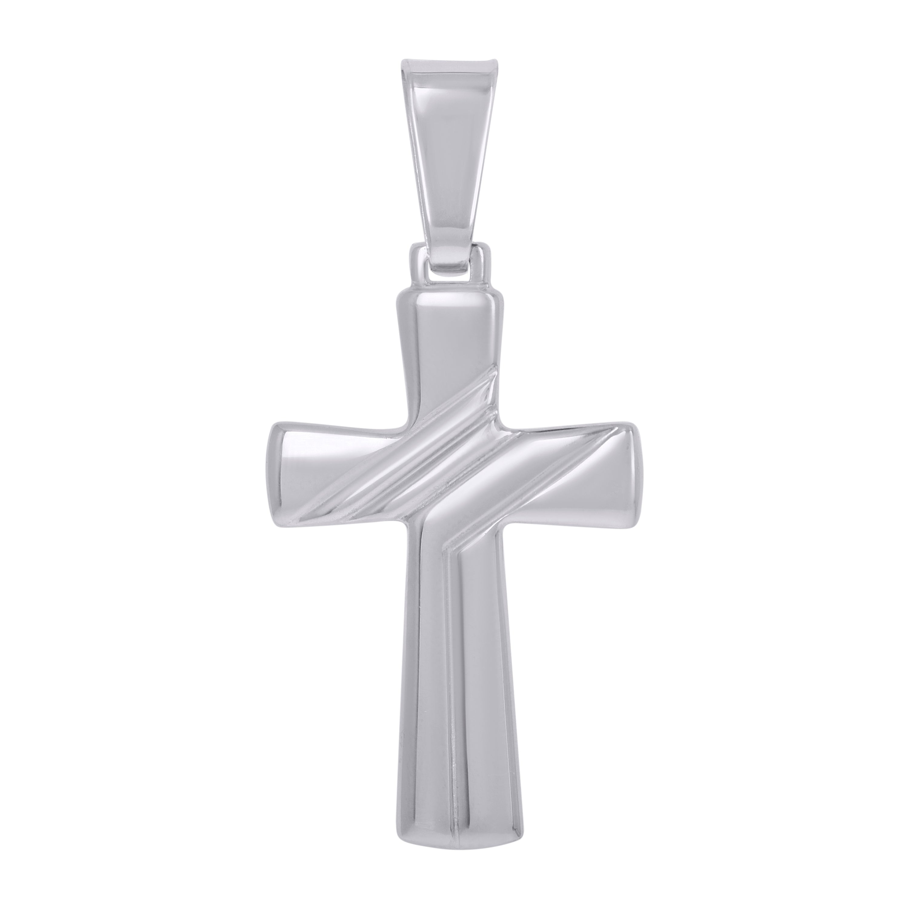 925 Sterling Silver Unisex Cross Religious Charm Pendant