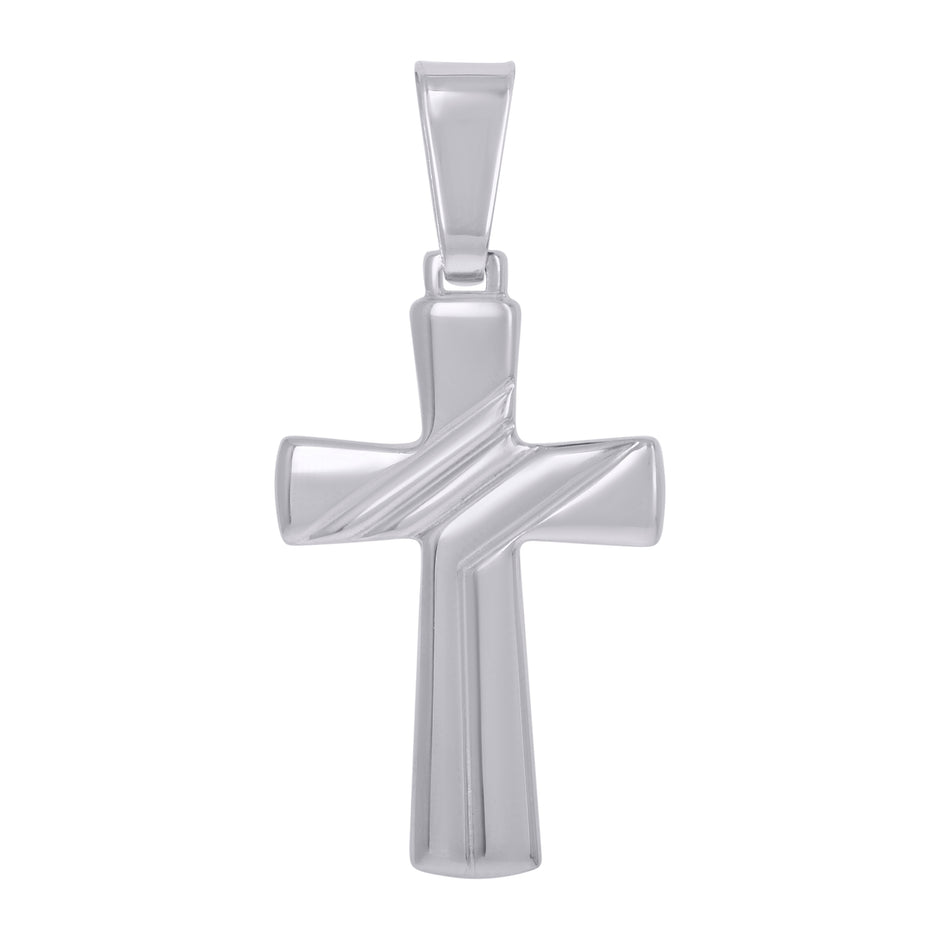 925 Sterling Silver Unisex Cross Religious Charm Pendant
